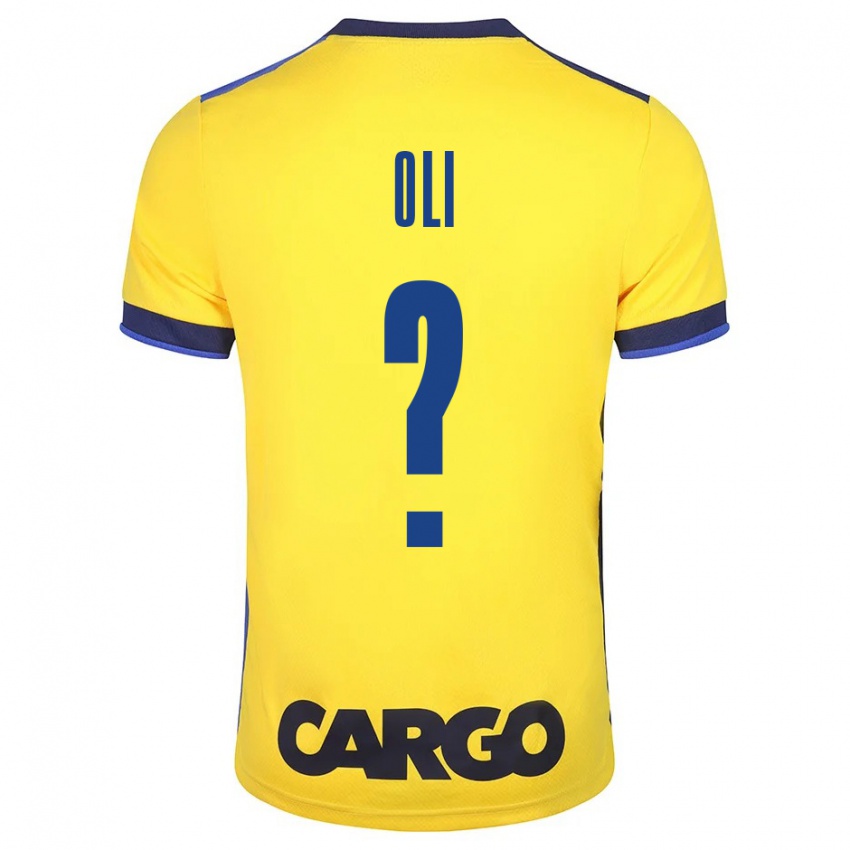 Criança Camisola Ido Oli #0 Amarelo Principal 2023/24 Camisa Brasil