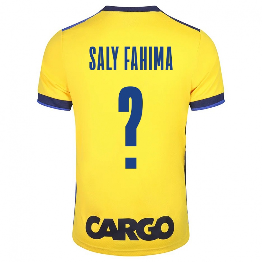 Criança Camisola Israel Saly Fahima #0 Amarelo Principal 2023/24 Camisa Brasil