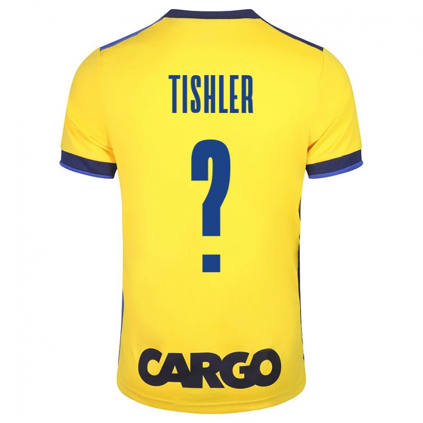 Criança Camisola Daniel Tishler #0 Amarelo Principal 2023/24 Camisa Brasil