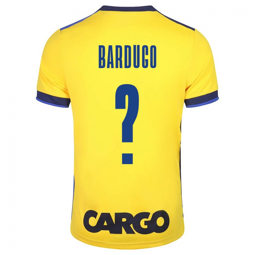 Criança Camisola Ori Bardugo #0 Amarelo Principal 2023/24 Camisa Brasil