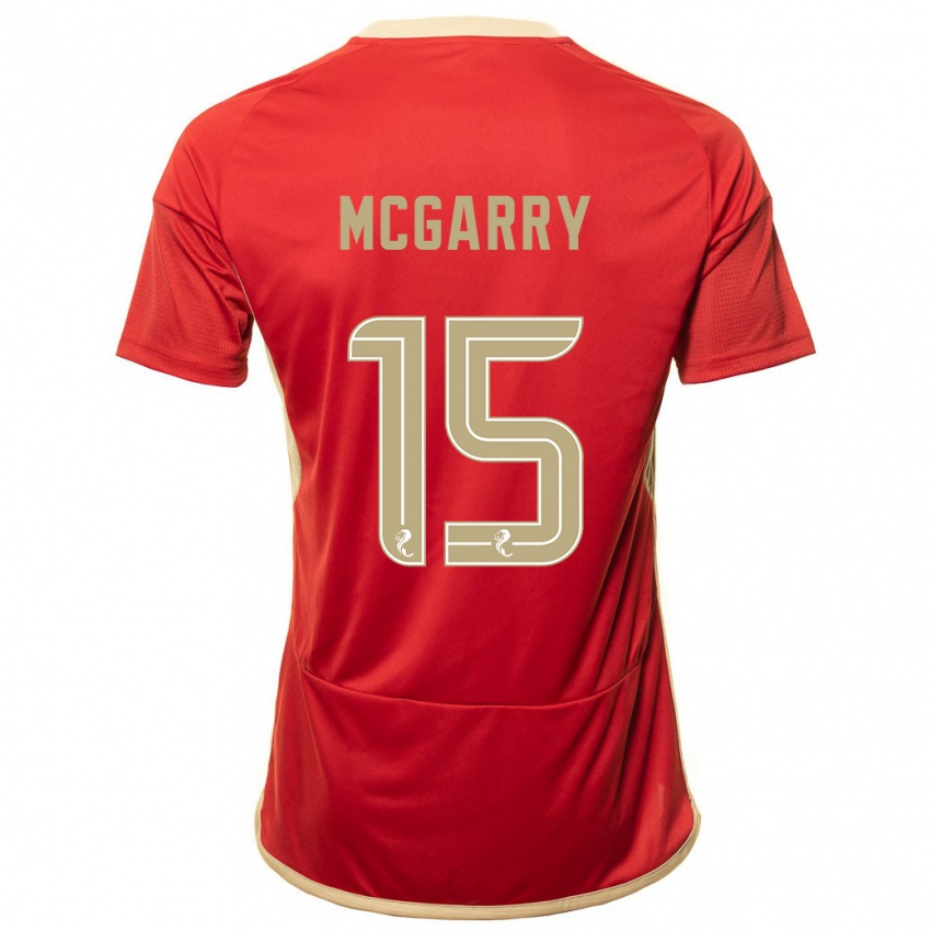 Criança Camisola James Mcgarry #15 Vermelho Principal 2023/24 Camisa Brasil