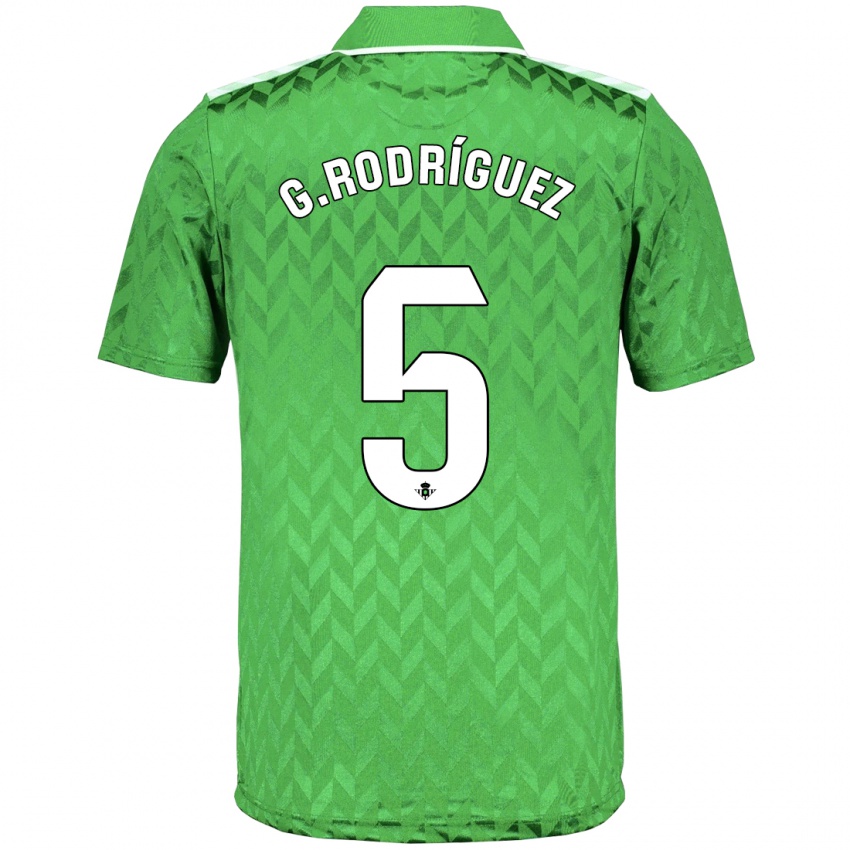 Criança Camisola Guido Rodríguez #5 Verde Alternativa 2023/24 Camisa Brasil