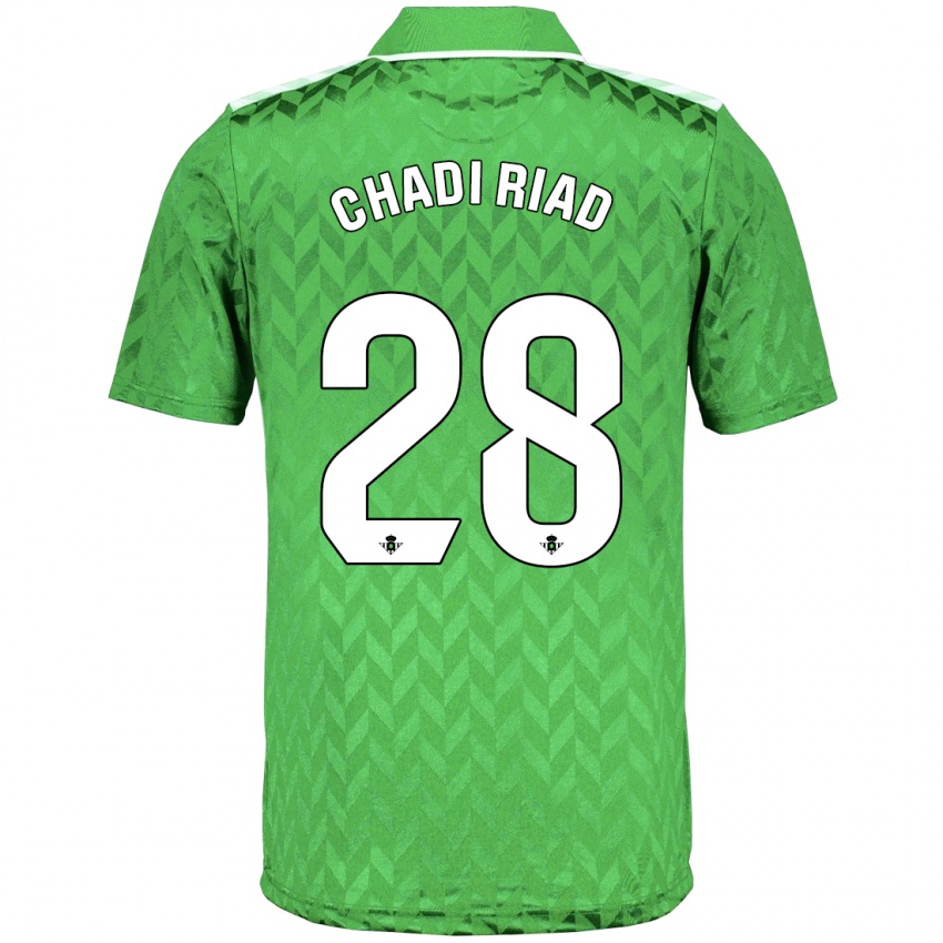 Criança Camisola Chadi Riad #28 Verde Alternativa 2023/24 Camisa Brasil