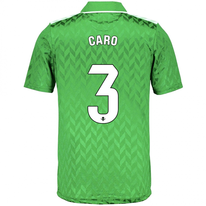 Criança Camisola Andrés Caro #3 Verde Alternativa 2023/24 Camisa Brasil