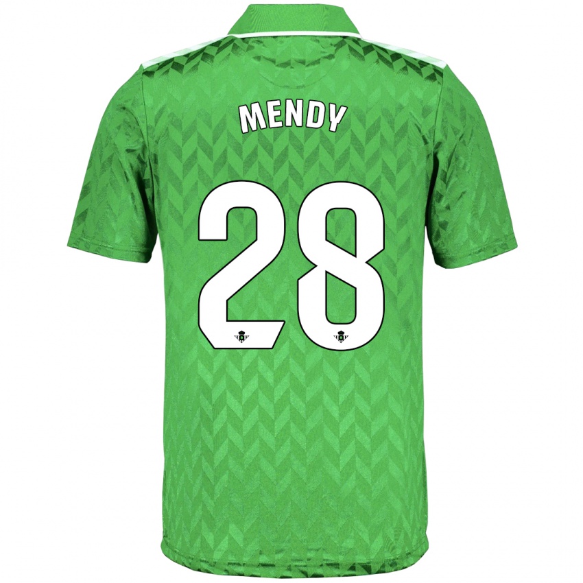 Criança Camisola Nobel Mendy #28 Verde Alternativa 2023/24 Camisa Brasil