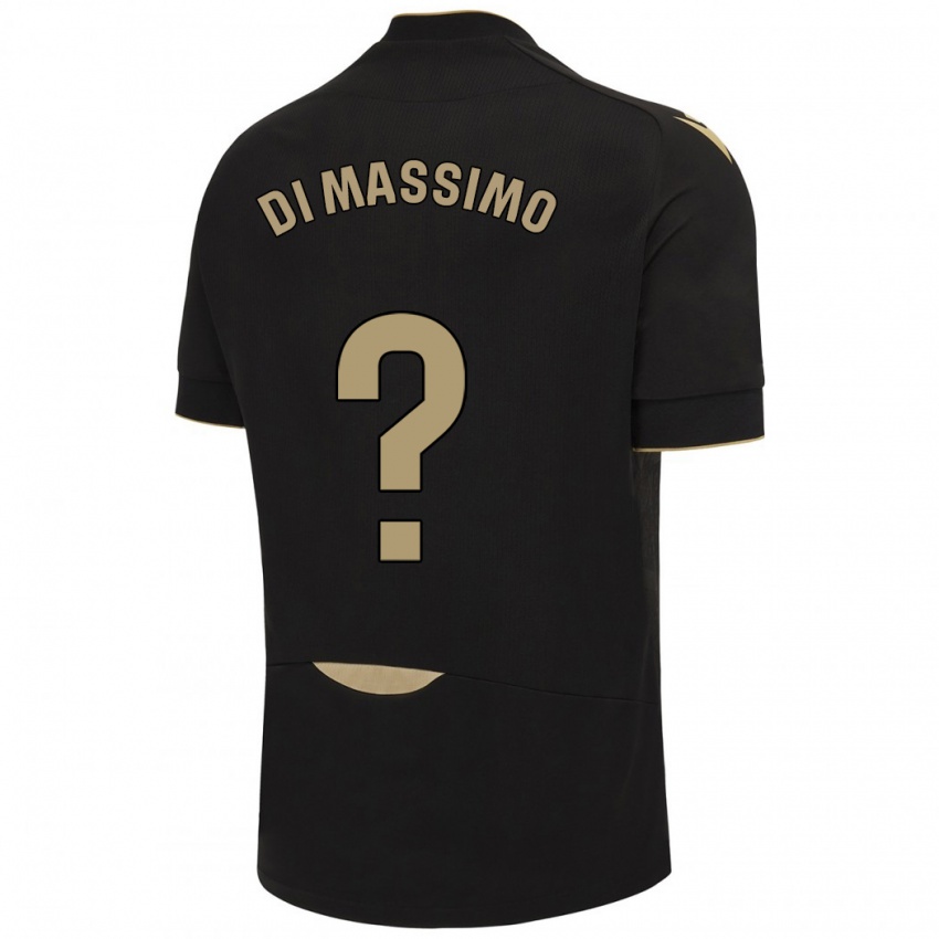 Criança Camisola Manuel Di Massimo #0 Preto Alternativa 2023/24 Camisa Brasil