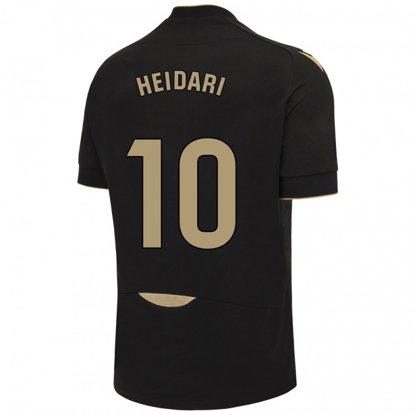 Criança Camisola Arman Heidari #10 Preto Alternativa 2023/24 Camisa Brasil