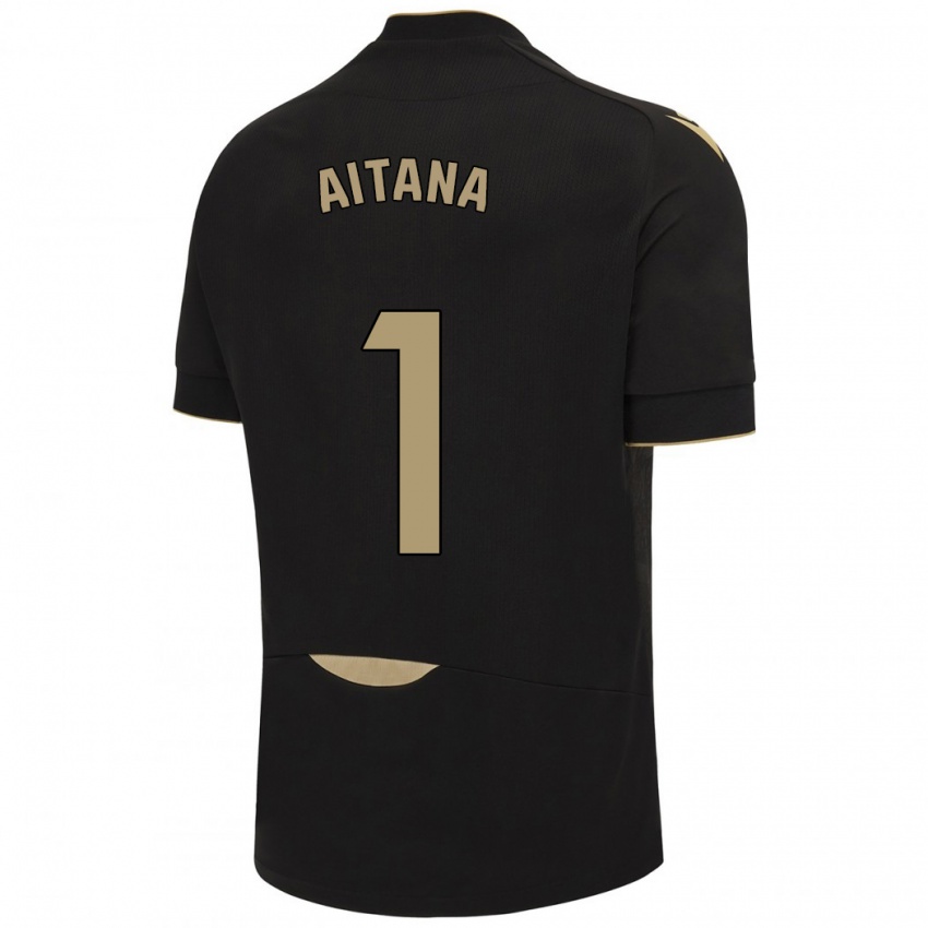 Criança Camisola Aitana #1 Preto Alternativa 2023/24 Camisa Brasil