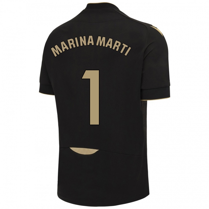 Criança Camisola Marina Martí #1 Preto Alternativa 2023/24 Camisa Brasil