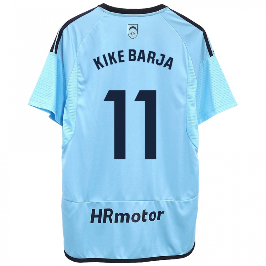 Criança Camisola Kike Barja #11 Azul Alternativa 2023/24 Camisa Brasil