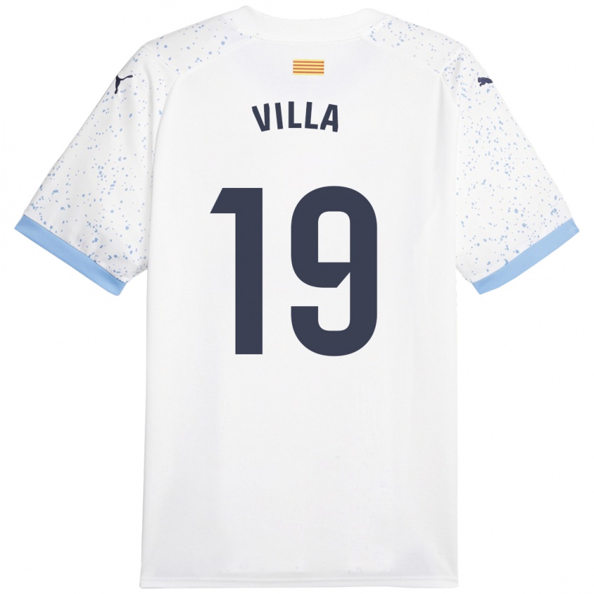 Criança Camisola Toni Villa #19 Branco Alternativa 2023/24 Camisa Brasil