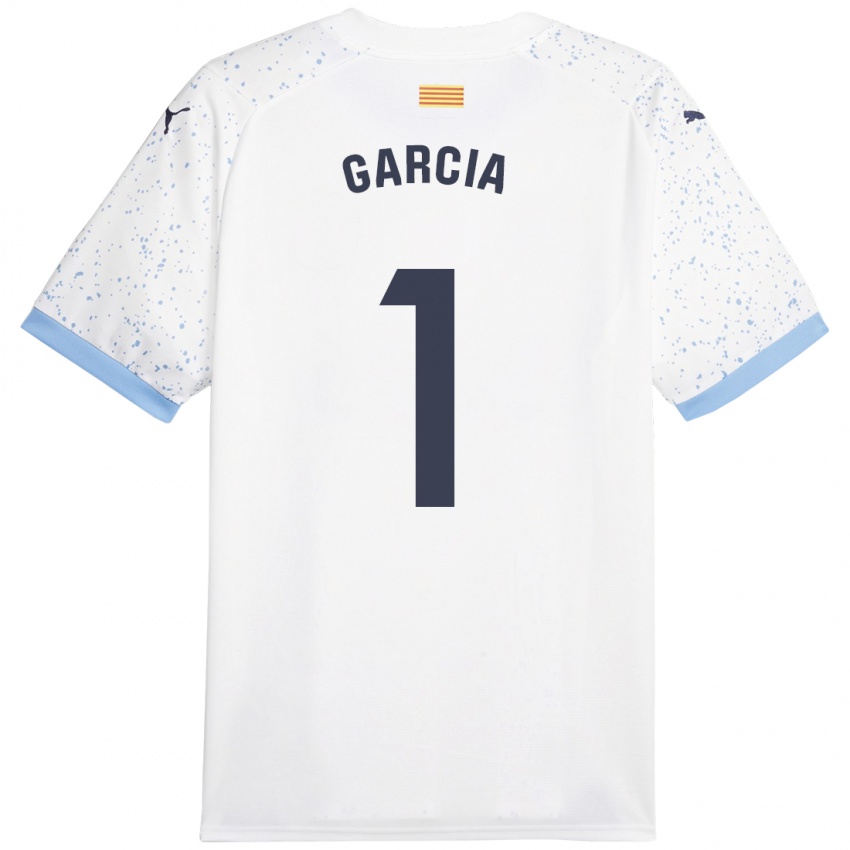 Criança Camisola Lucas García #1 Branco Alternativa 2023/24 Camisa Brasil