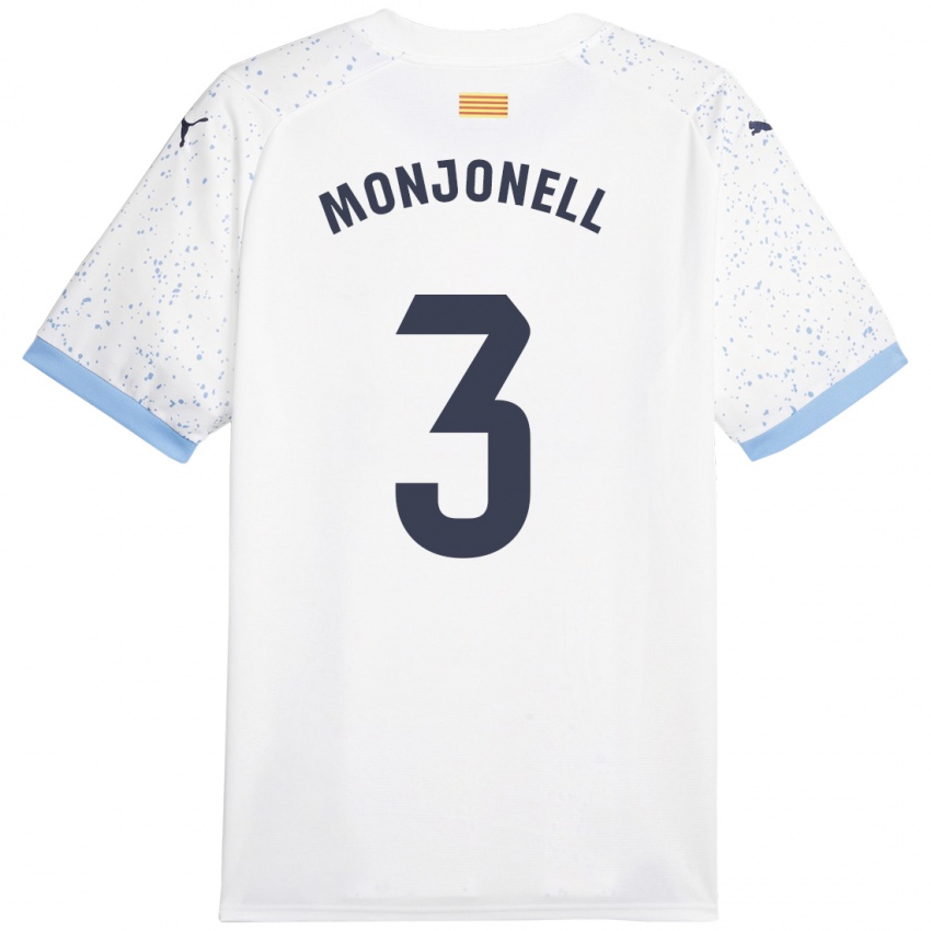 Criança Camisola Eric Monjonell #3 Branco Alternativa 2023/24 Camisa Brasil