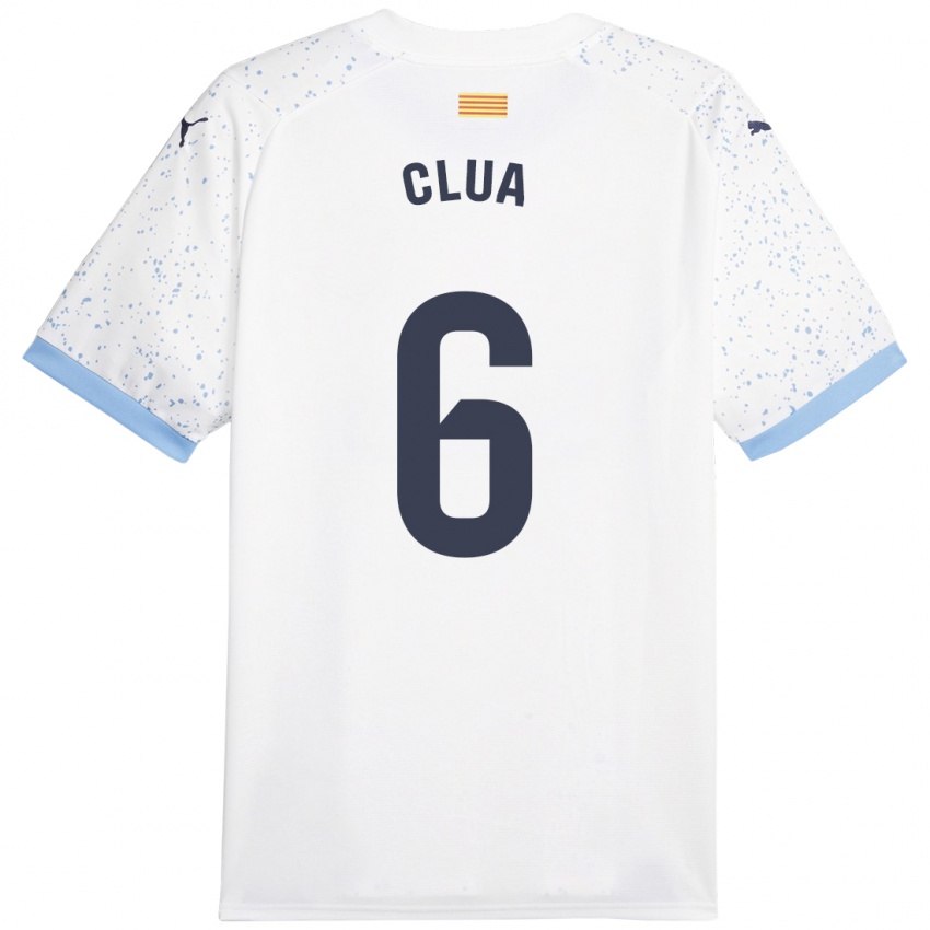 Criança Camisola Silvi Clua #6 Branco Alternativa 2023/24 Camisa Brasil