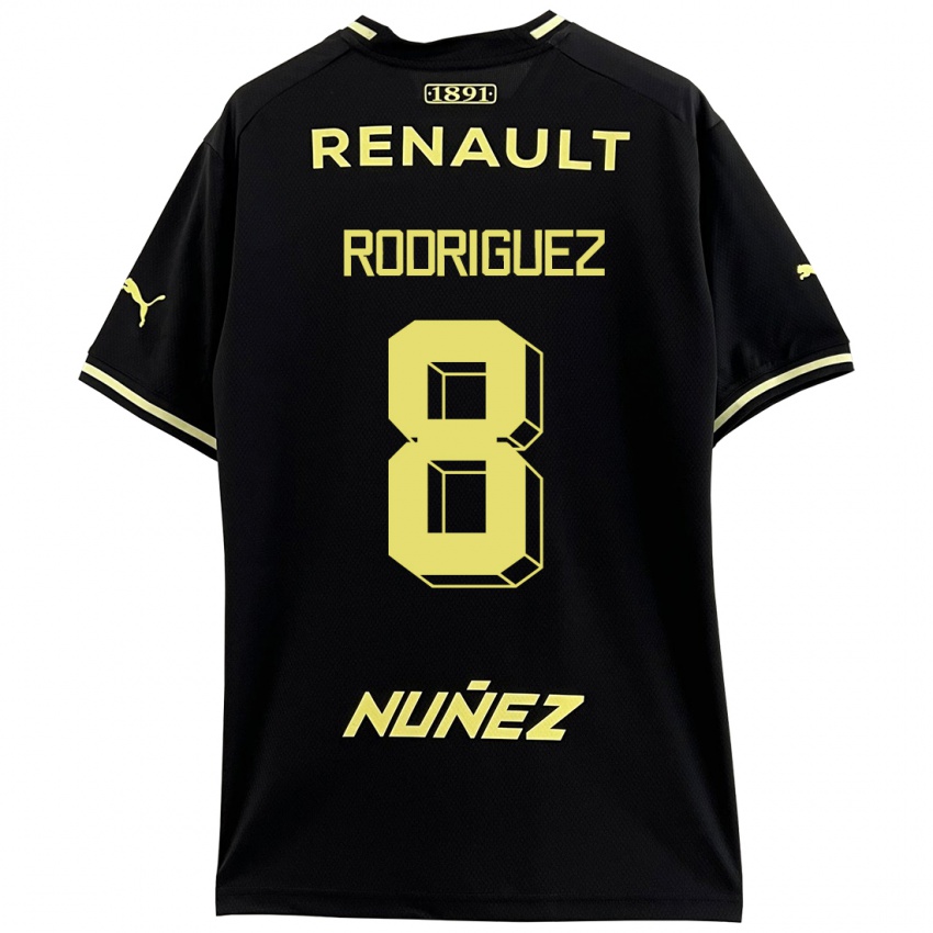 Criança Camisola Sebastián Rodríguez #8 Preto Alternativa 2023/24 Camisa Brasil