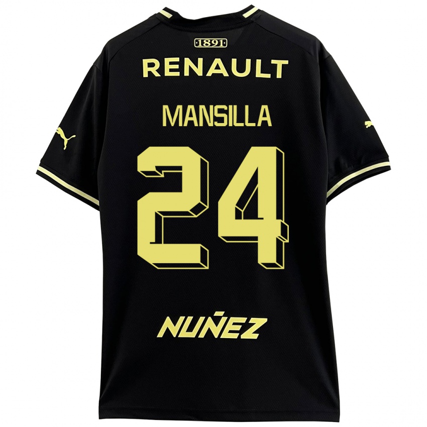 Criança Camisola Brian Mansilla #24 Preto Alternativa 2023/24 Camisa Brasil