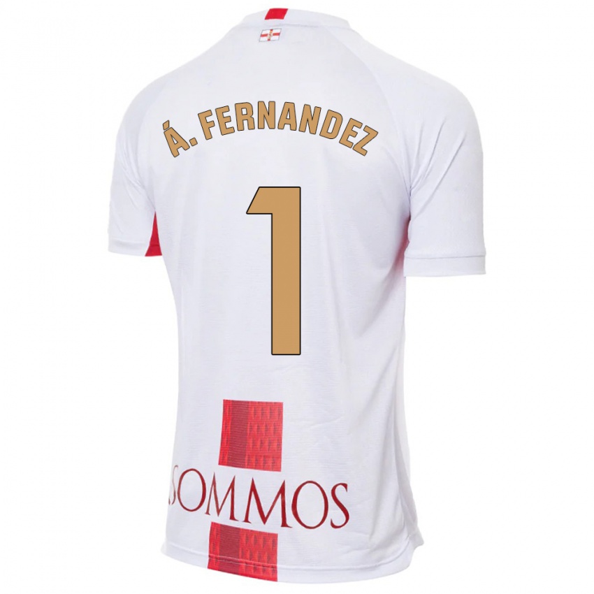 Criança Camisola Álvaro Fernández #1 Branco Alternativa 2023/24 Camisa Brasil