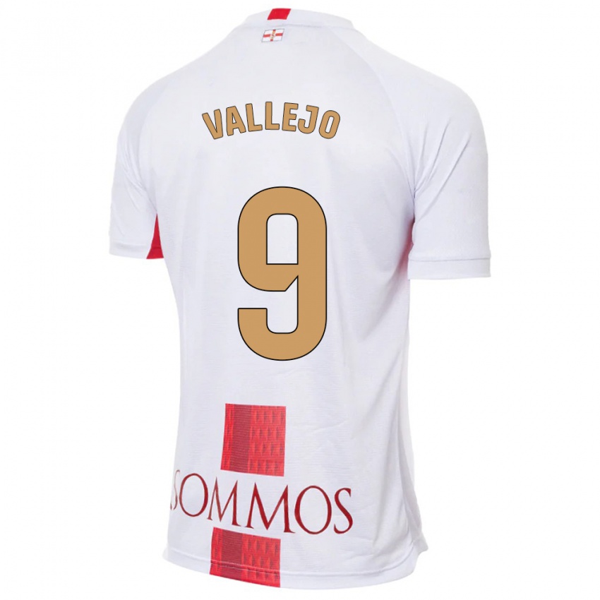 Criança Camisola Hugo Vallejo #9 Branco Alternativa 2023/24 Camisa Brasil