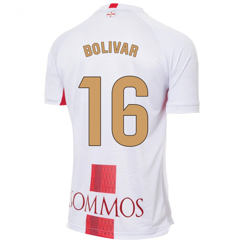 Criança Camisola Jovanny Bolívar #16 Branco Alternativa 2023/24 Camisa Brasil