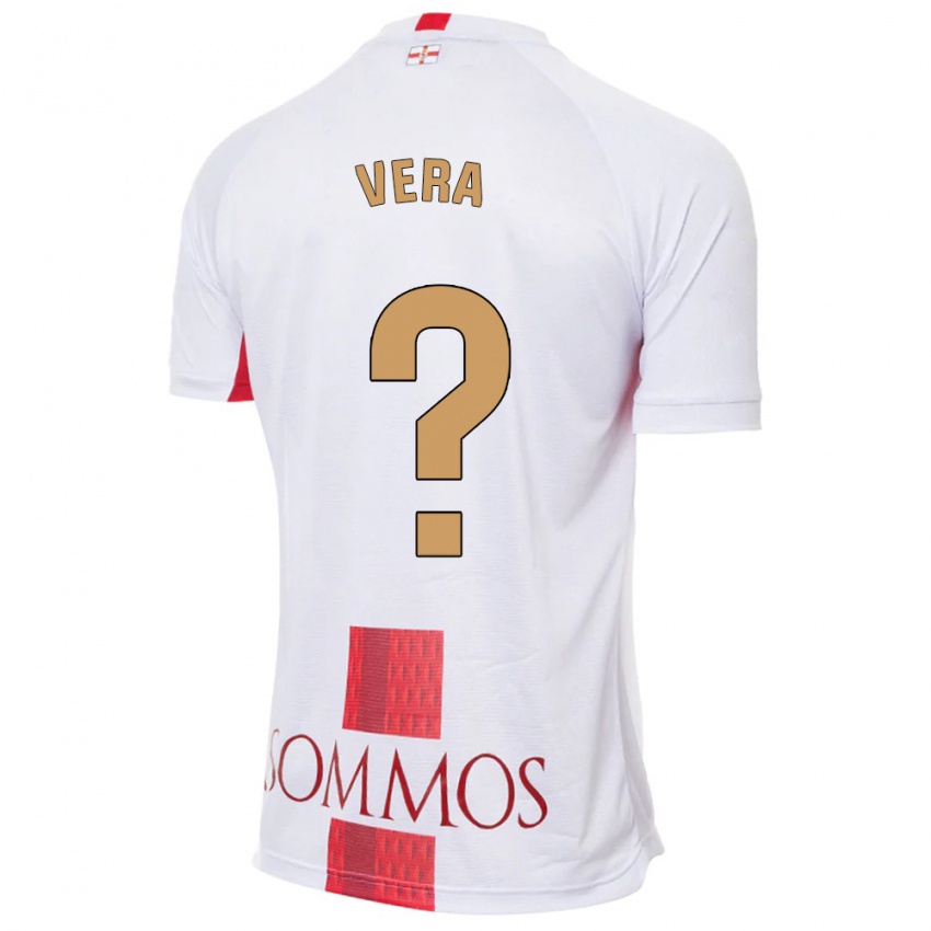 Criança Camisola Ángel Vera #0 Branco Alternativa 2023/24 Camisa Brasil