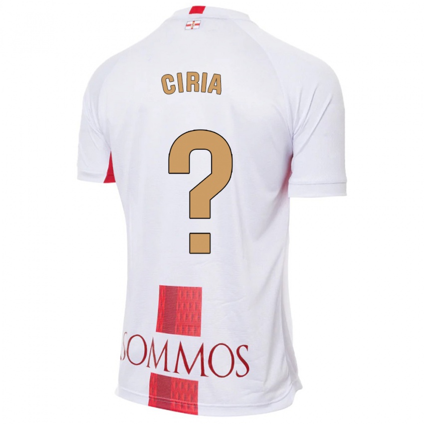 Criança Camisola Alex Ciria #0 Branco Alternativa 2023/24 Camisa Brasil