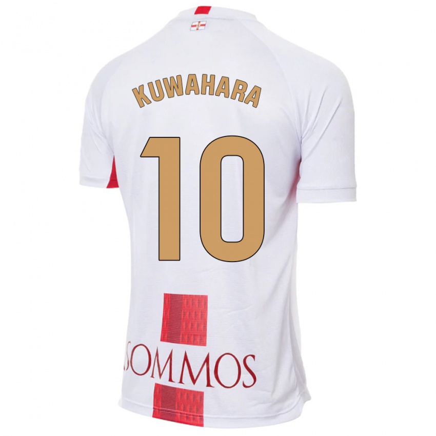 Criança Camisola Akane Kuwahara #10 Branco Alternativa 2023/24 Camisa Brasil