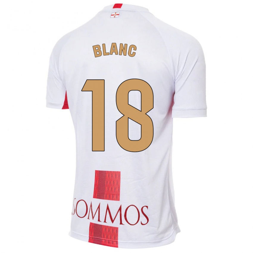 Criança Camisola Laia Blanc #18 Branco Alternativa 2023/24 Camisa Brasil