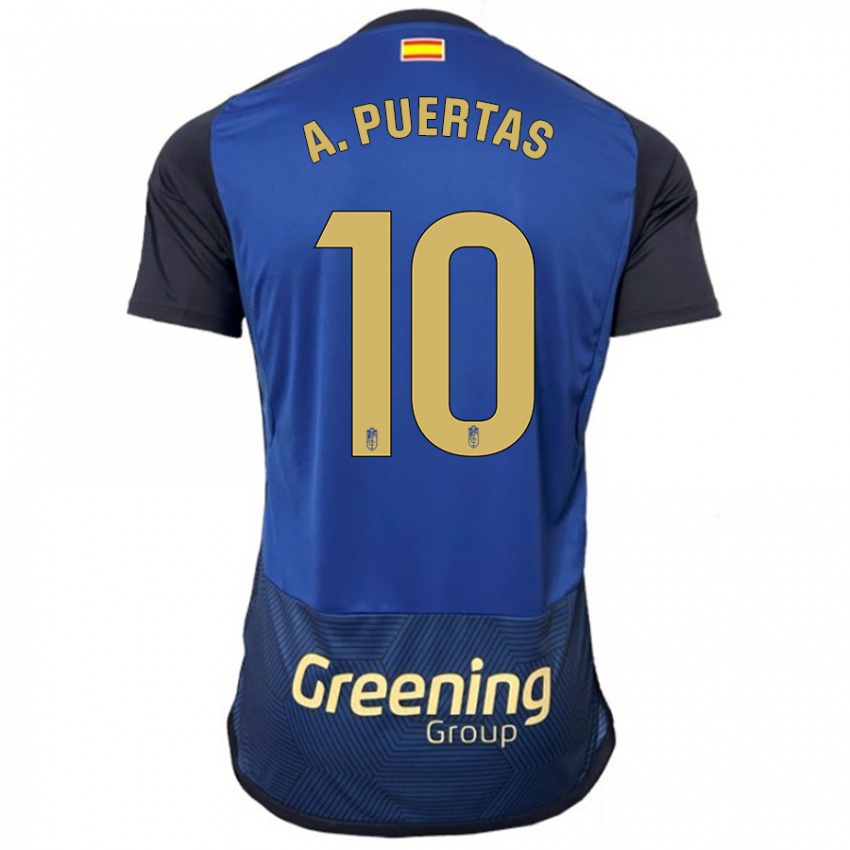 Criança Camisola Antonio Puertas #10 Marinha Alternativa 2023/24 Camisa Brasil