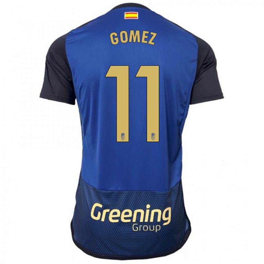 Criança Camisola Andrea Gómez #11 Marinha Alternativa 2023/24 Camisa Brasil