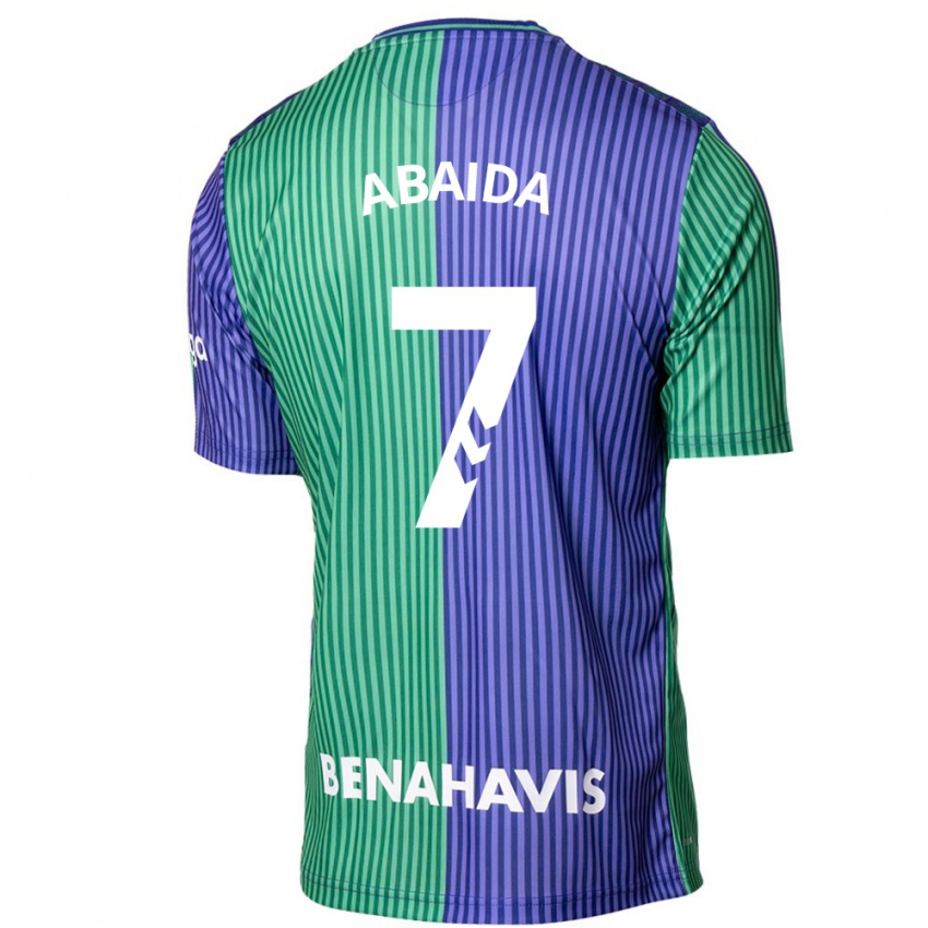 Criança Camisola Haitam Abaida #7 Azul Esverdeado Alternativa 2023/24 Camisa Brasil