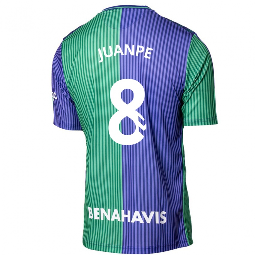 Criança Camisola Juanpe #8 Azul Esverdeado Alternativa 2023/24 Camisa Brasil