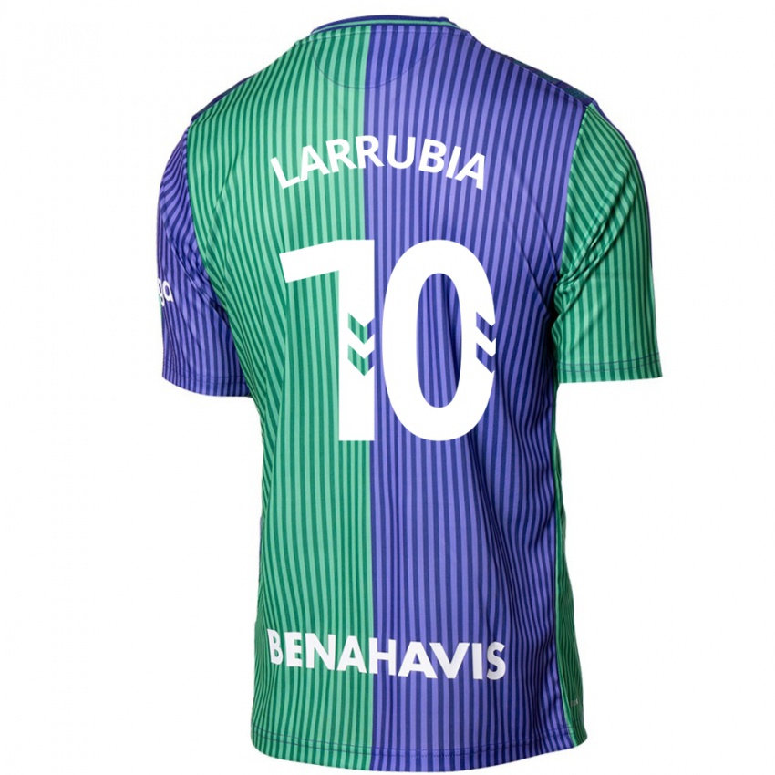 Criança Camisola David Larrubia #10 Azul Esverdeado Alternativa 2023/24 Camisa Brasil