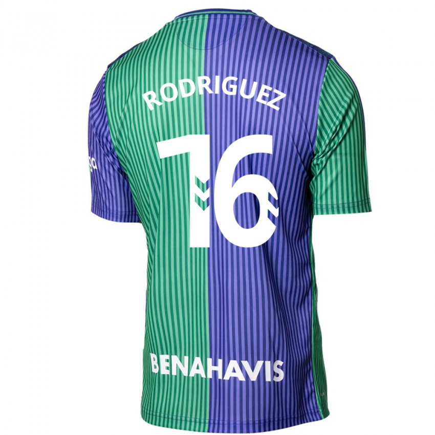 Criança Camisola Genaro Rodríguez #16 Azul Esverdeado Alternativa 2023/24 Camisa Brasil