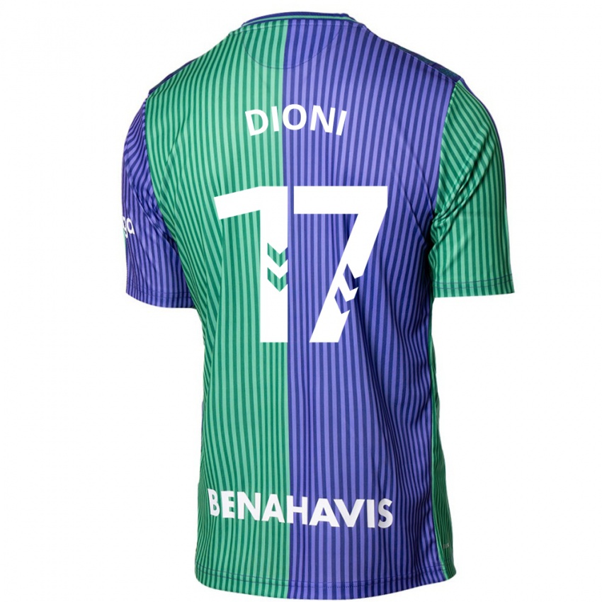 Criança Camisola Dioni #17 Azul Esverdeado Alternativa 2023/24 Camisa Brasil