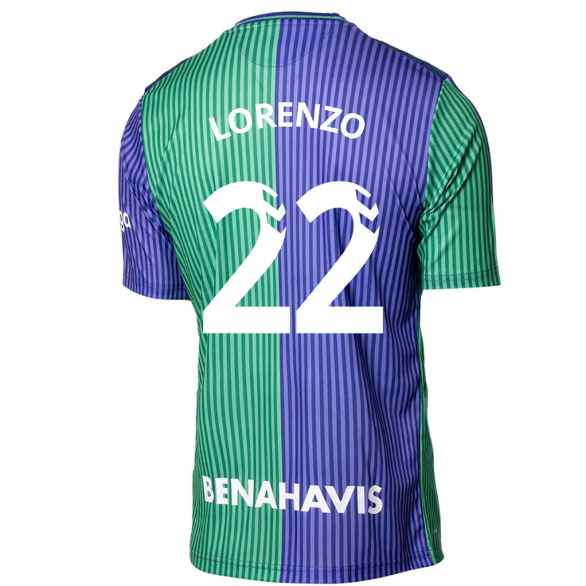 Criança Camisola Dani Lorenzo #22 Azul Esverdeado Alternativa 2023/24 Camisa Brasil