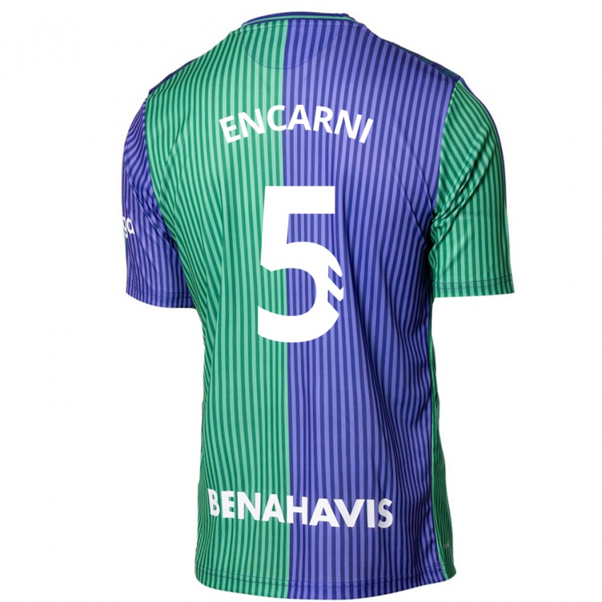 Criança Camisola Encarni #5 Azul Esverdeado Alternativa 2023/24 Camisa Brasil