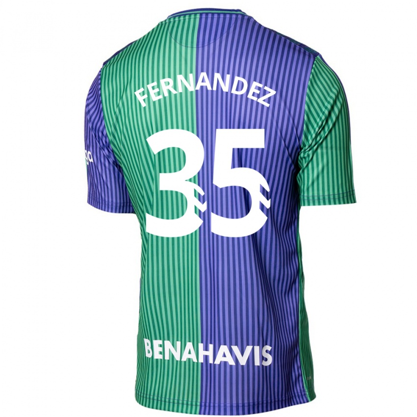 Criança Camisola Inés Fernández #35 Azul Esverdeado Alternativa 2023/24 Camisa Brasil