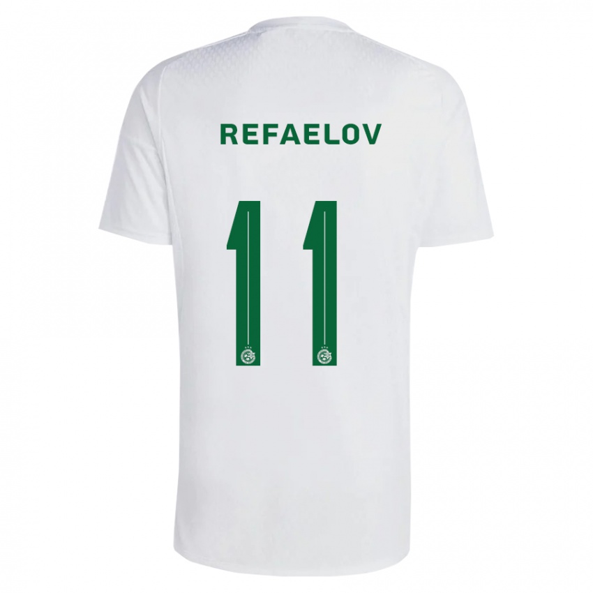 Criança Camisola Lior Refaelov #11 Azul Esverdeado Alternativa 2023/24 Camisa Brasil