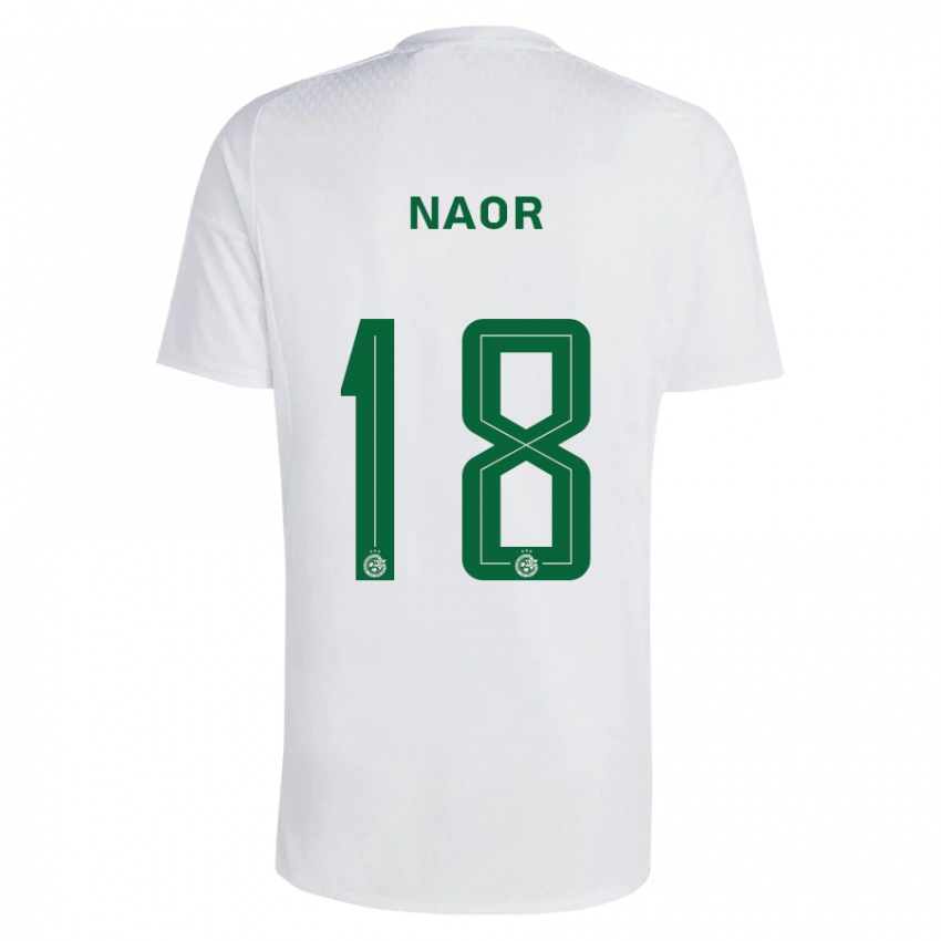 Criança Camisola Goni Naor #18 Azul Esverdeado Alternativa 2023/24 Camisa Brasil