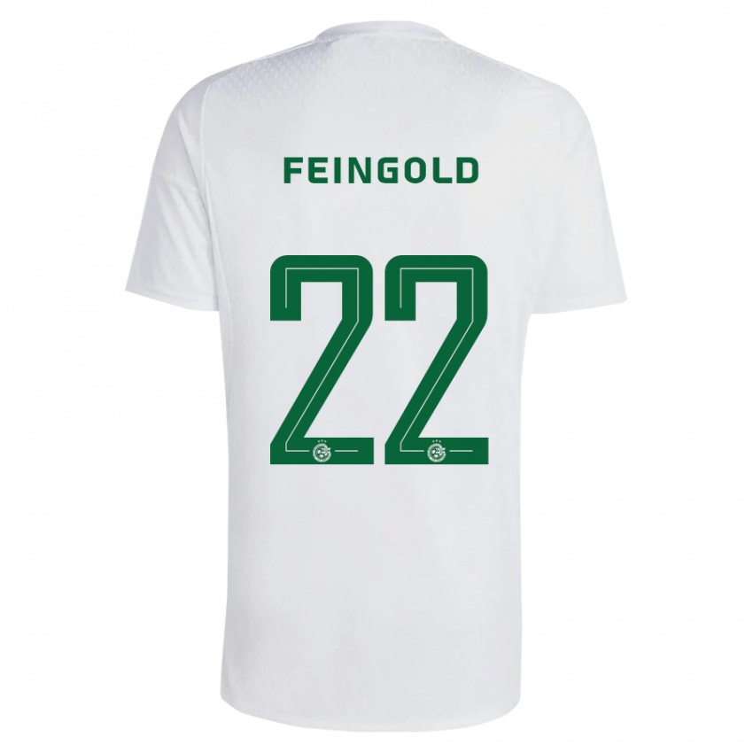 Criança Camisola Ilay Feingold #22 Azul Esverdeado Alternativa 2023/24 Camisa Brasil