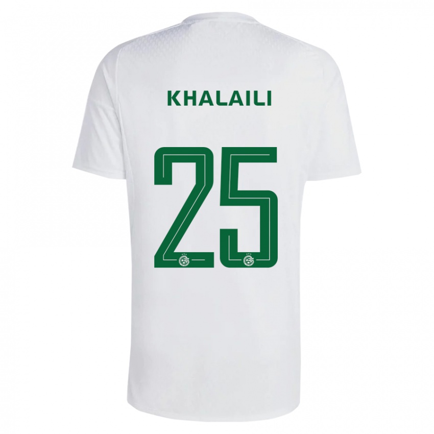 Criança Camisola Anan Khalaili #25 Azul Esverdeado Alternativa 2023/24 Camisa Brasil