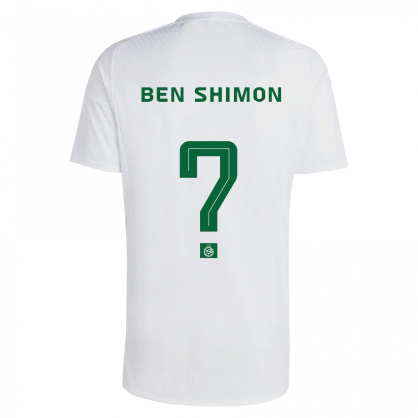 Criança Camisola Elad Ben Shimon #0 Azul Esverdeado Alternativa 2023/24 Camisa Brasil