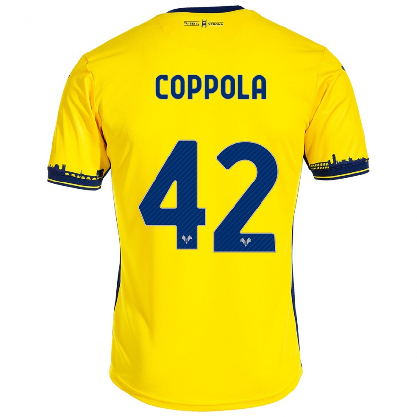 Criança Camisola Diego Coppola #42 Amarelo Alternativa 2023/24 Camisa Brasil