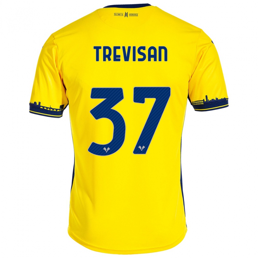 Criança Camisola Michael Trevisan #37 Amarelo Alternativa 2023/24 Camisa Brasil