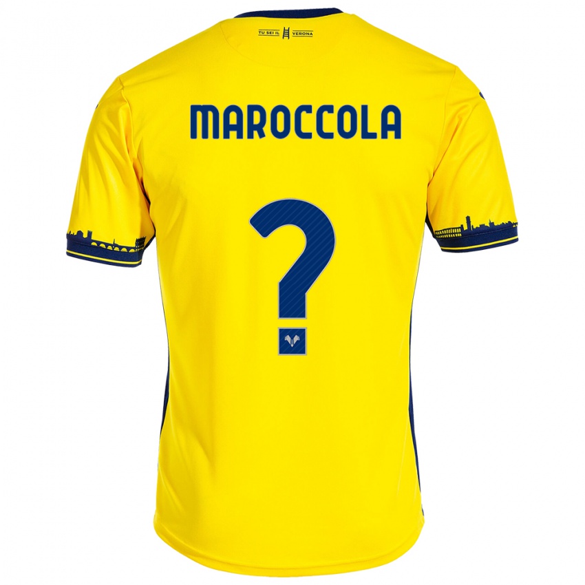 Criança Camisola Francesco Maroccola #0 Amarelo Alternativa 2023/24 Camisa Brasil