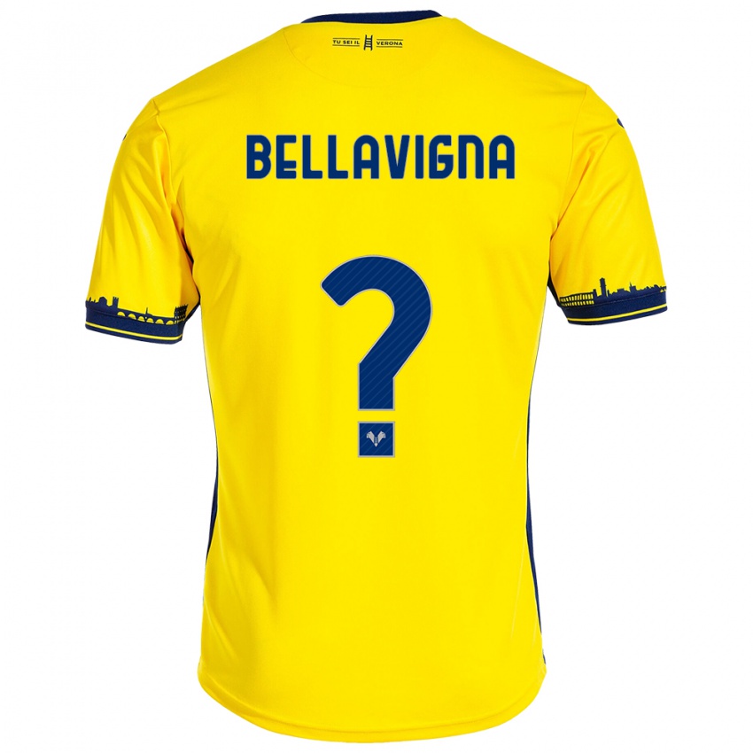 Criança Camisola Marco Bellavigna #0 Amarelo Alternativa 2023/24 Camisa Brasil