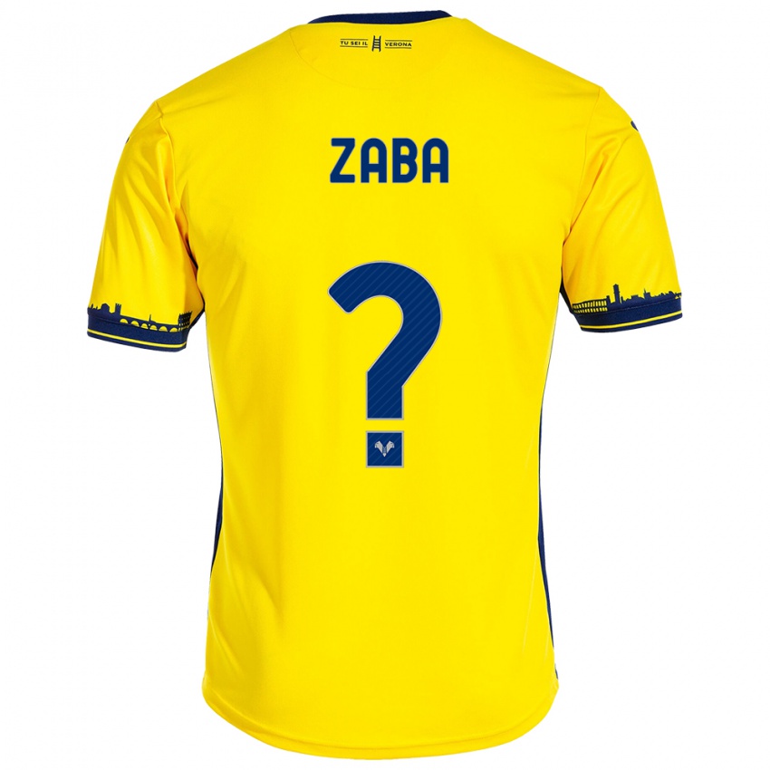 Criança Camisola Nelson Zaba #0 Amarelo Alternativa 2023/24 Camisa Brasil