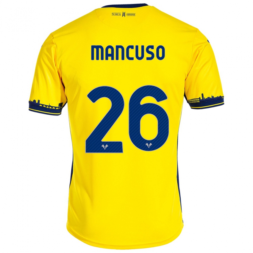 Criança Camisola Giulia Mancuso #26 Amarelo Alternativa 2023/24 Camisa Brasil