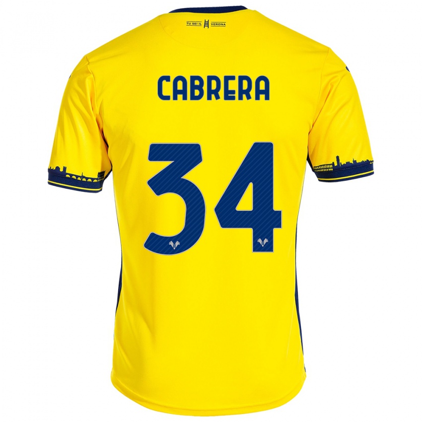 Criança Camisola Ilena Cabrera #34 Amarelo Alternativa 2023/24 Camisa Brasil