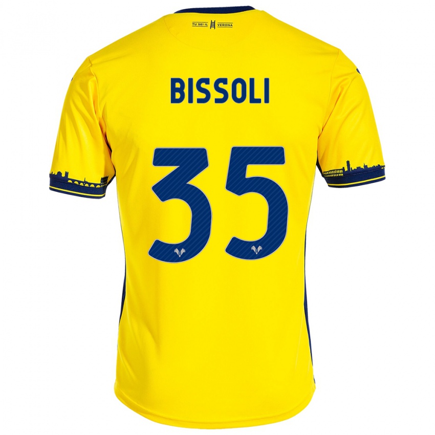 Criança Camisola Noemí Bissoli #35 Amarelo Alternativa 2023/24 Camisa Brasil